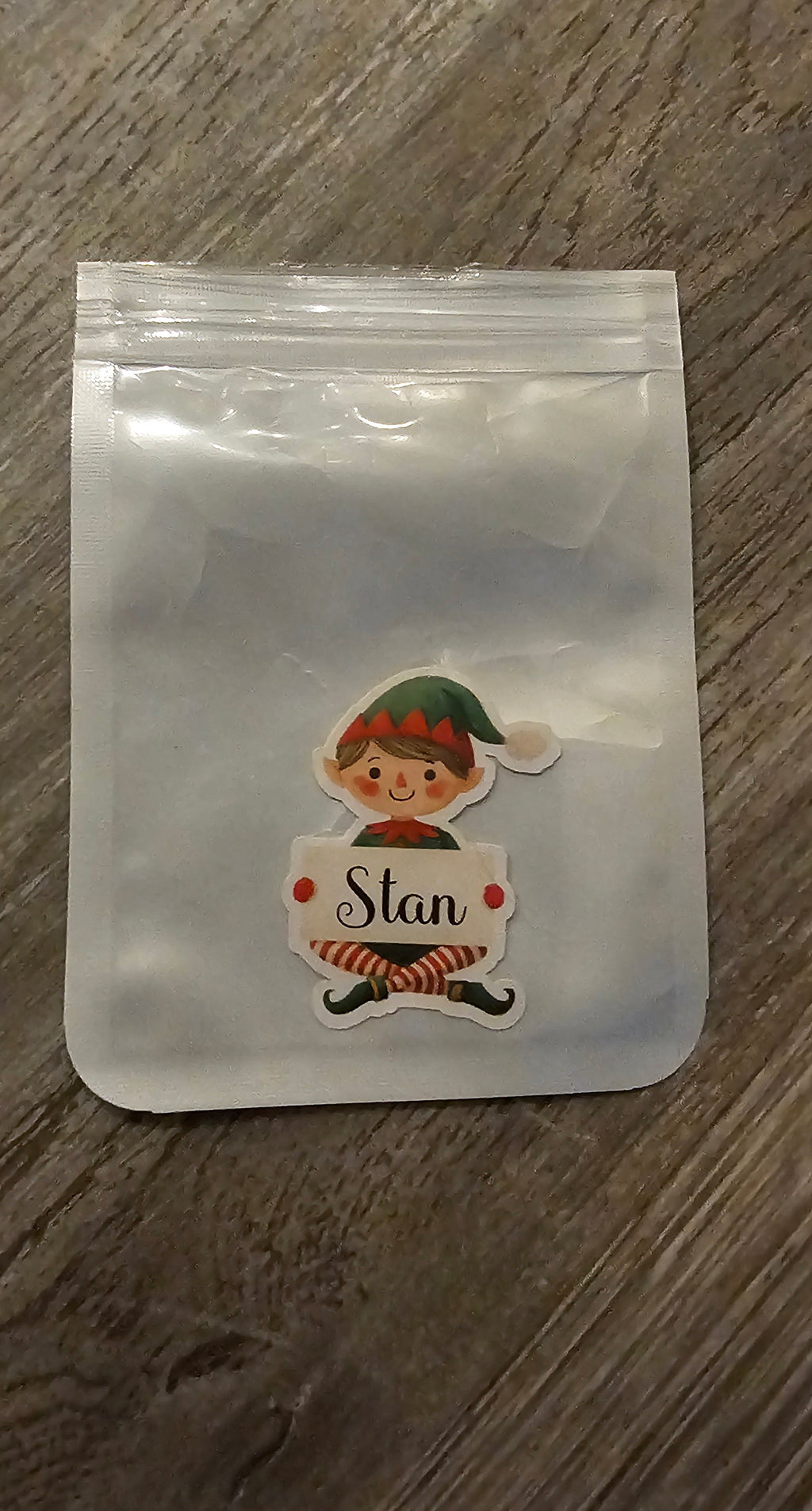 X18 Elf name stickers