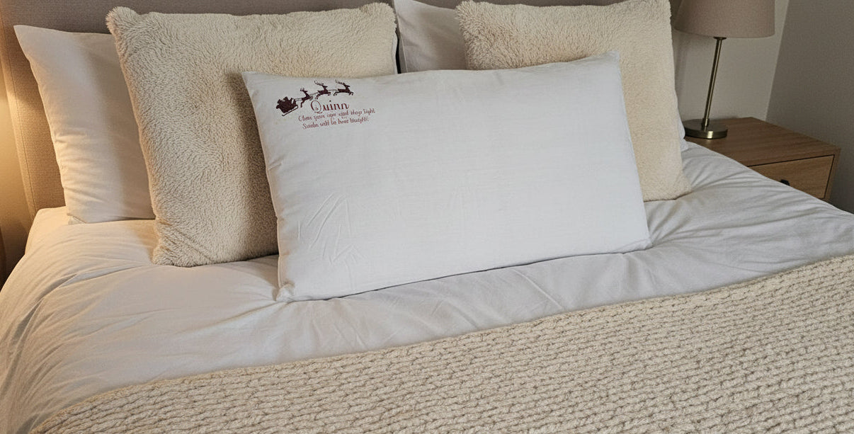 Personalised santa pillow case