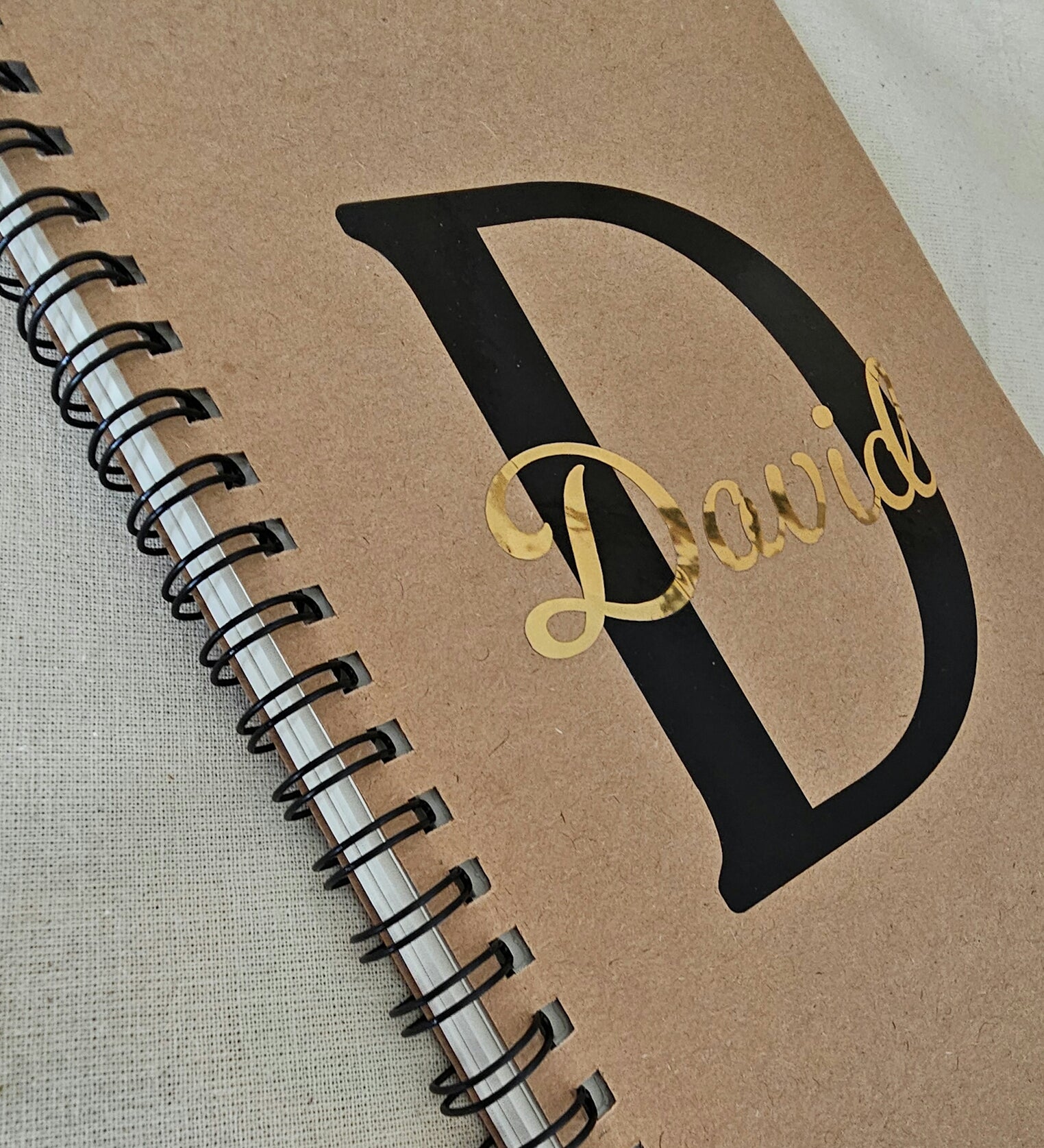 Personalised notebook
