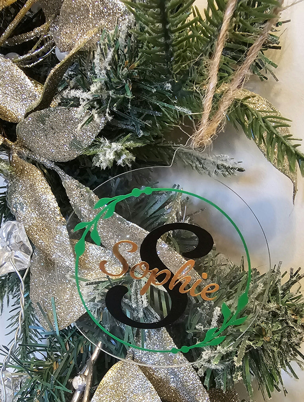 Foliage name bauble