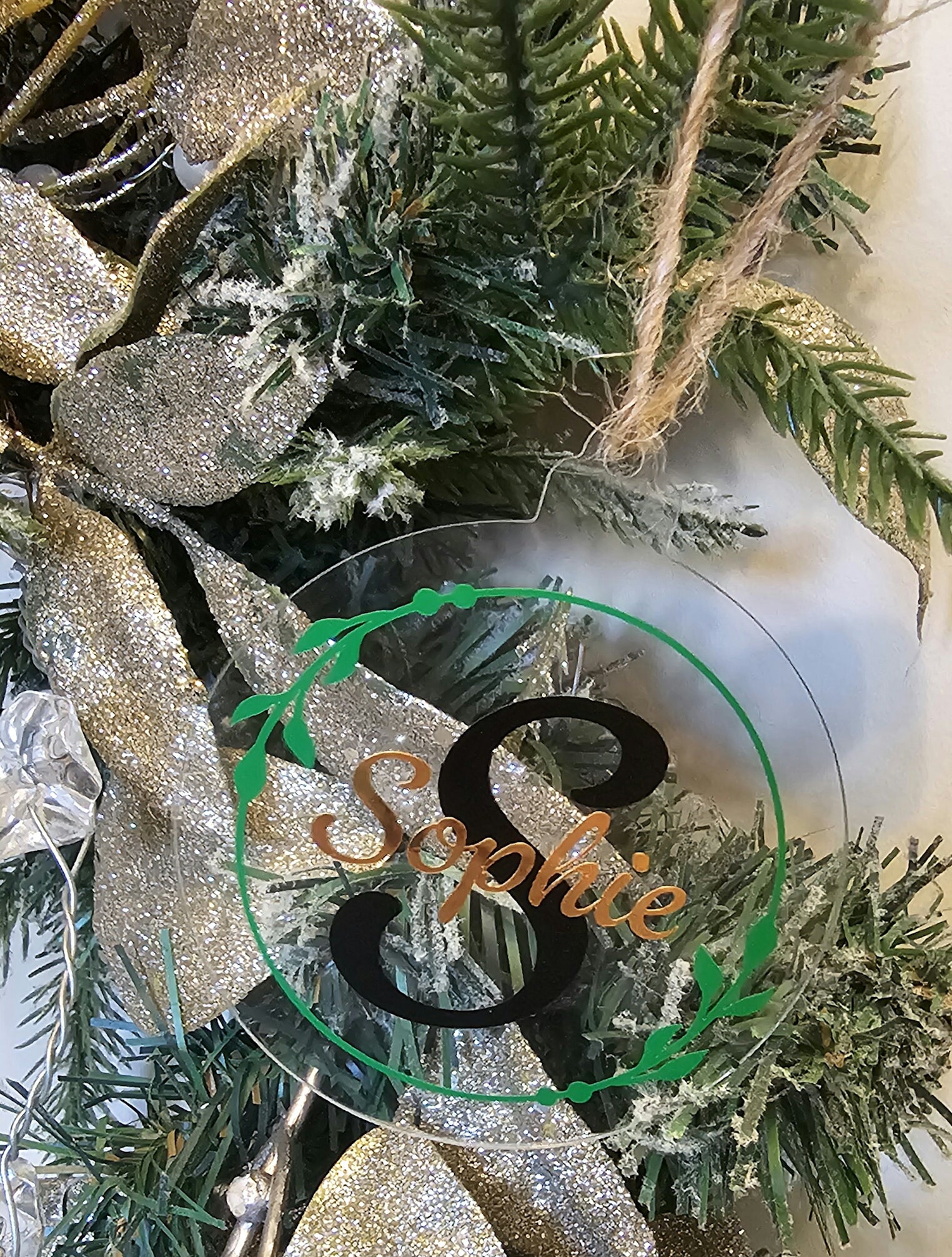 Foliage name bauble