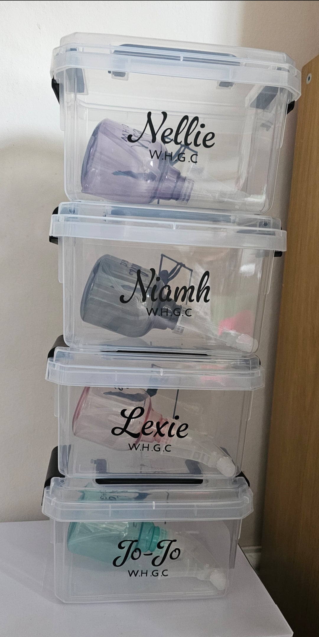 Gymnastics chalk box and spray