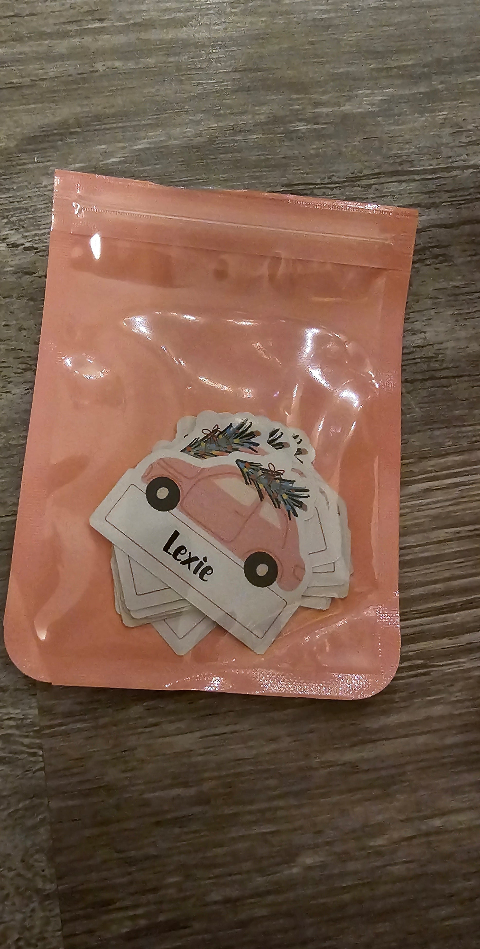 X18 Pink car gift sticker