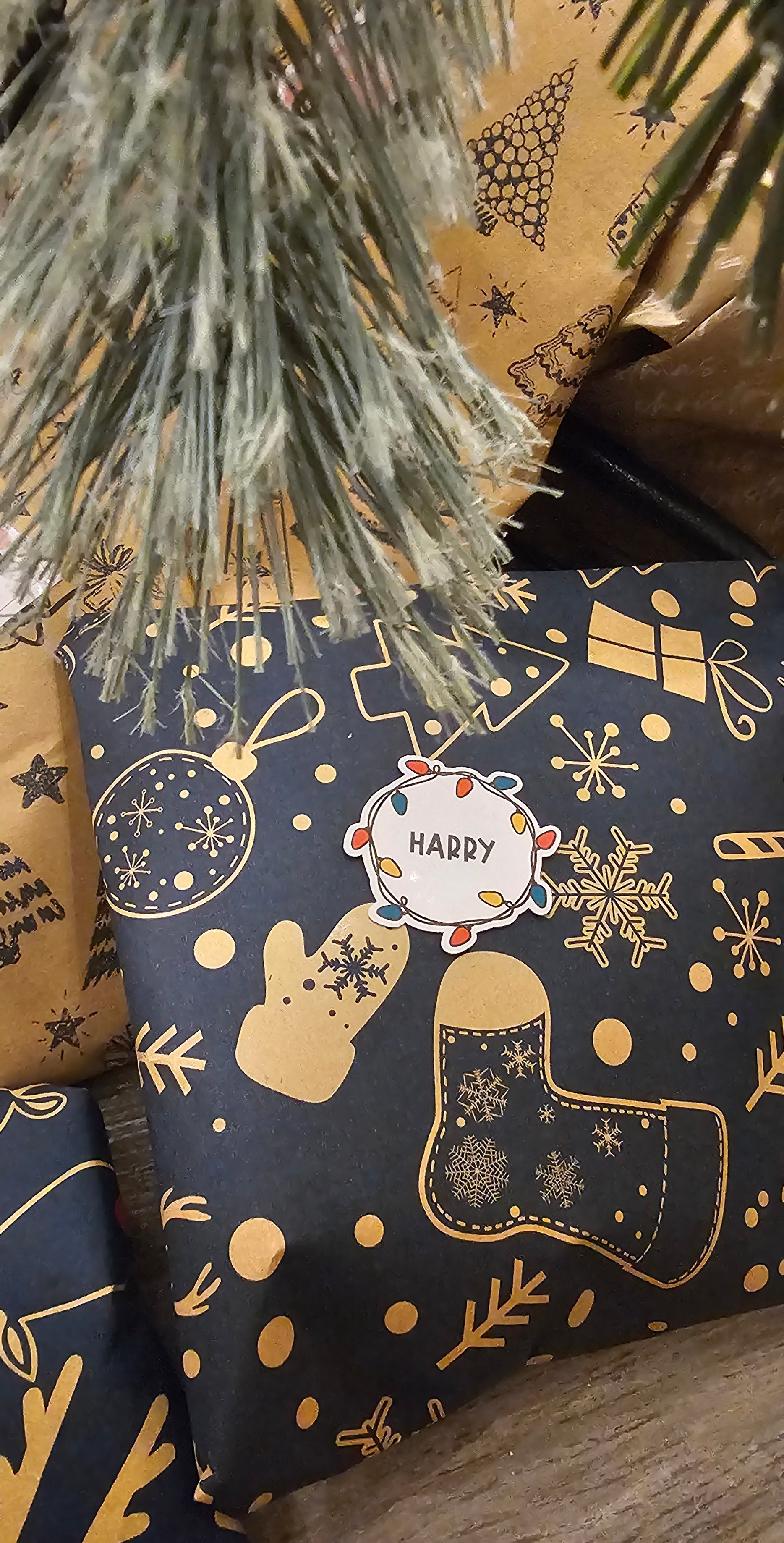 X18 Lights name stickers