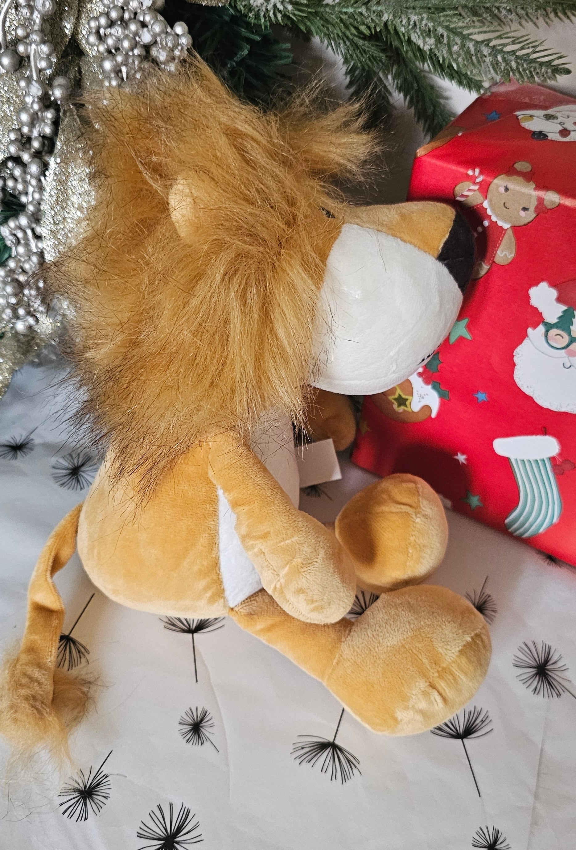 Personalised lion teddy