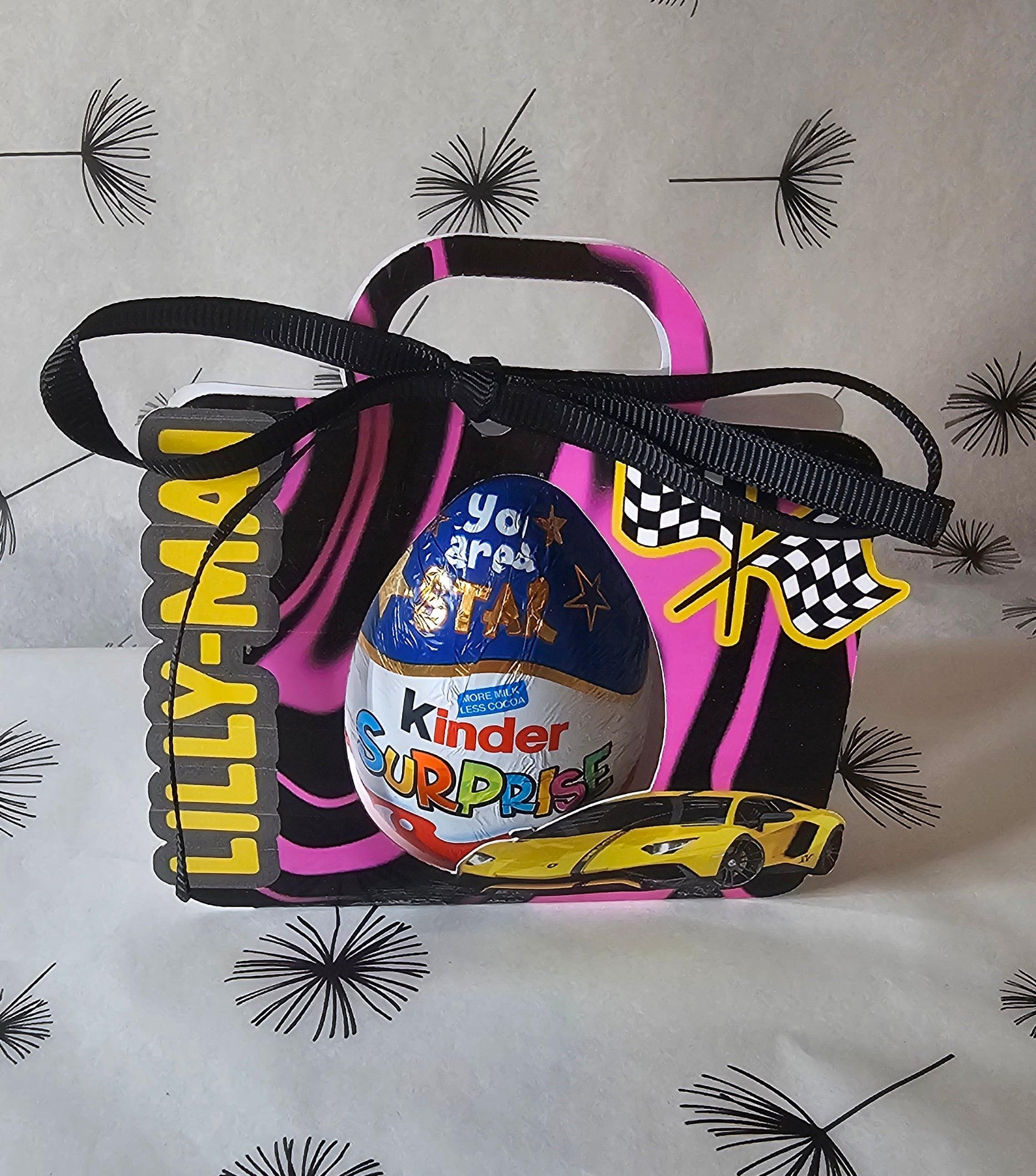 Custom kinder egg holder