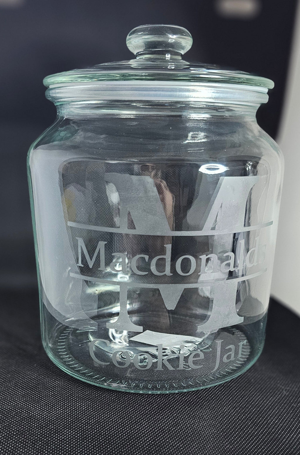 Personalised family cookie jar
