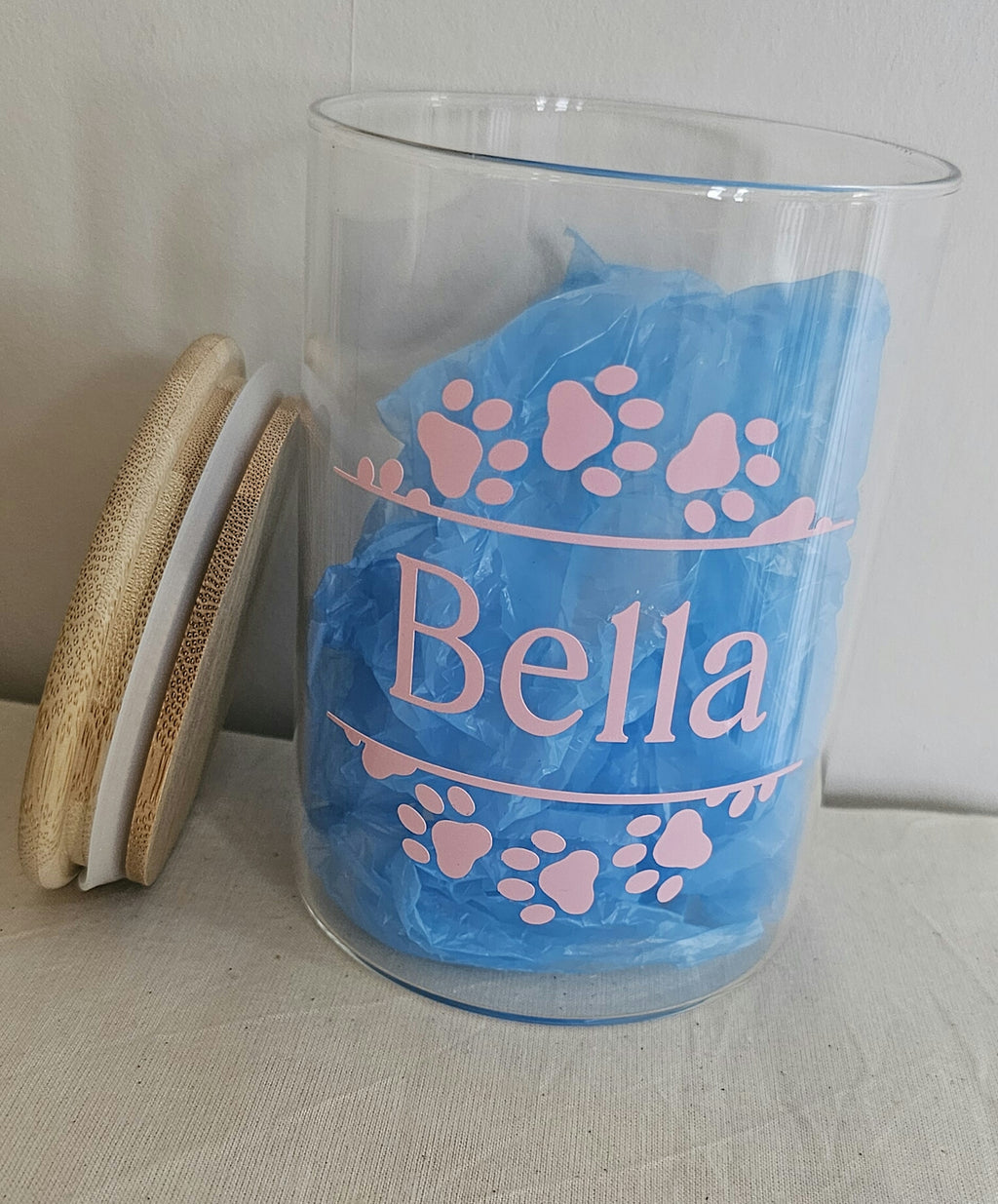 Pet treat jar
