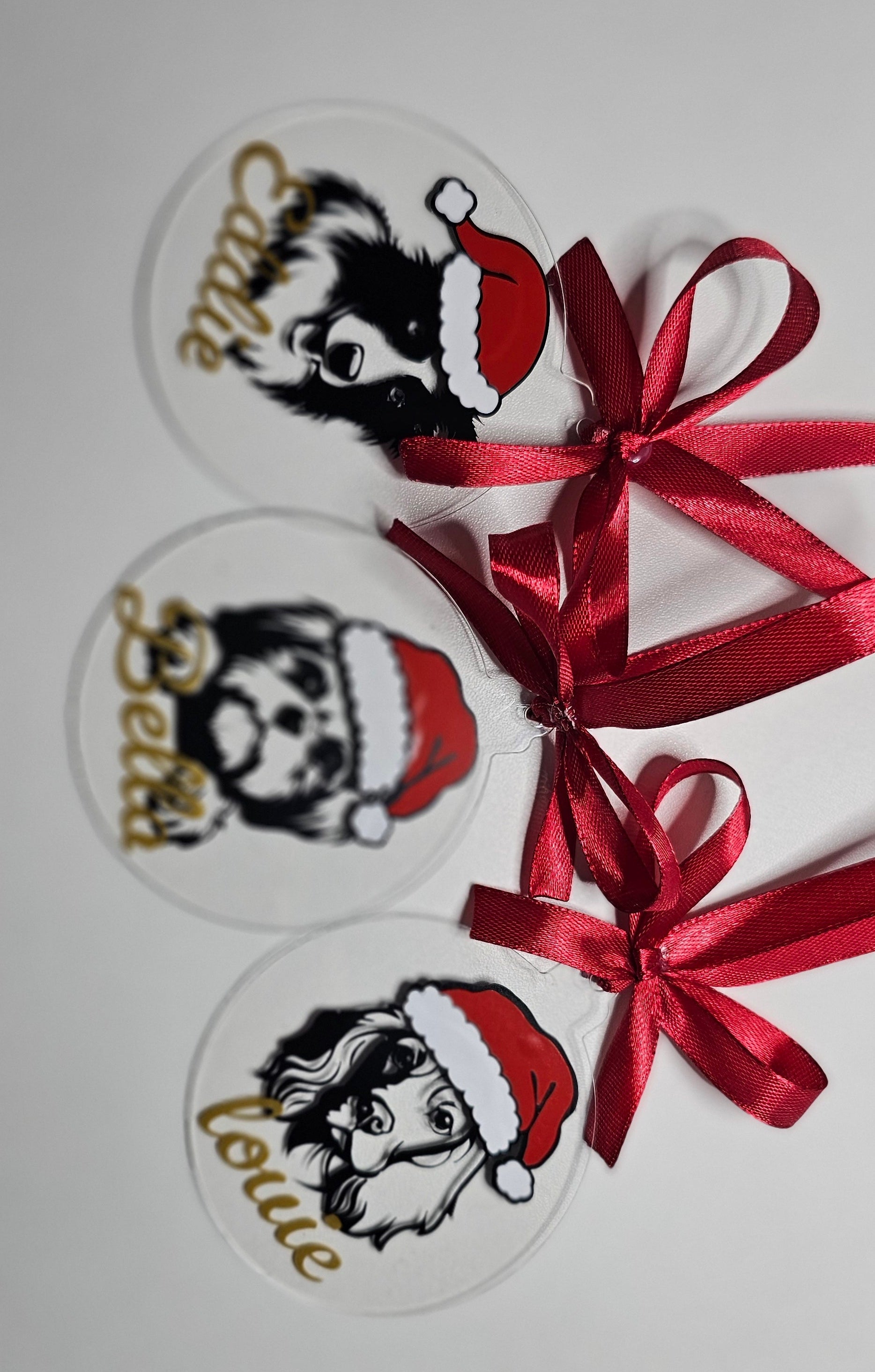 Personalised dog bauble