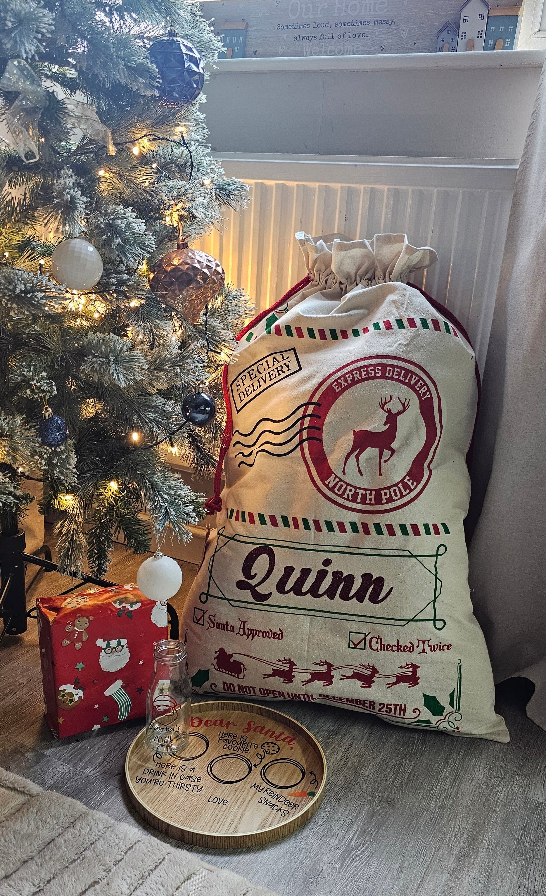 Personalised Santa sack