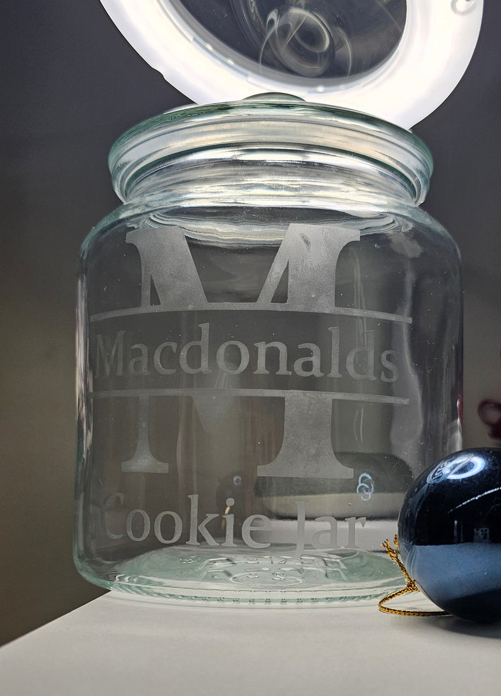 Personalised family cookie jar