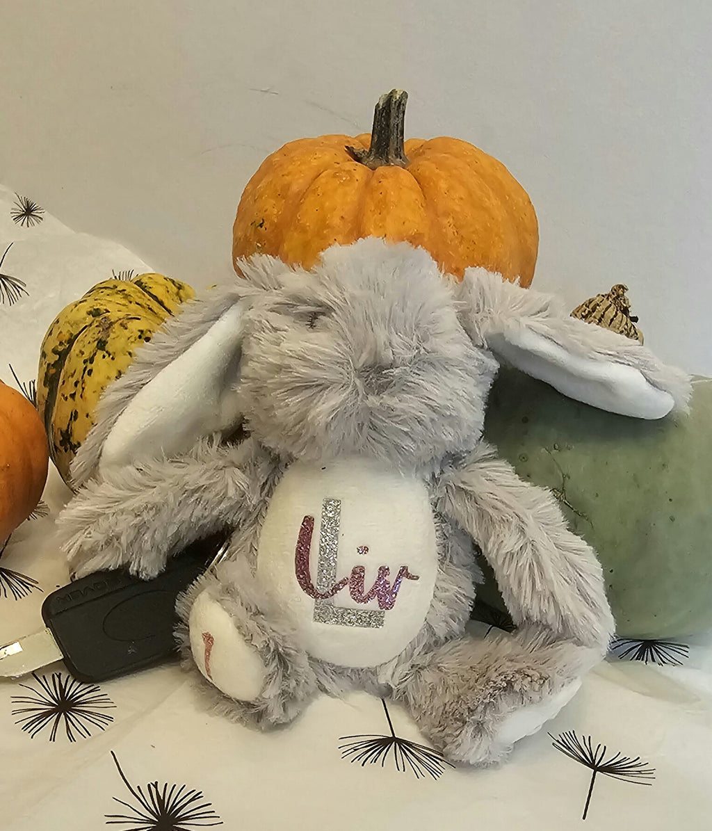 Bunny personalised keyring