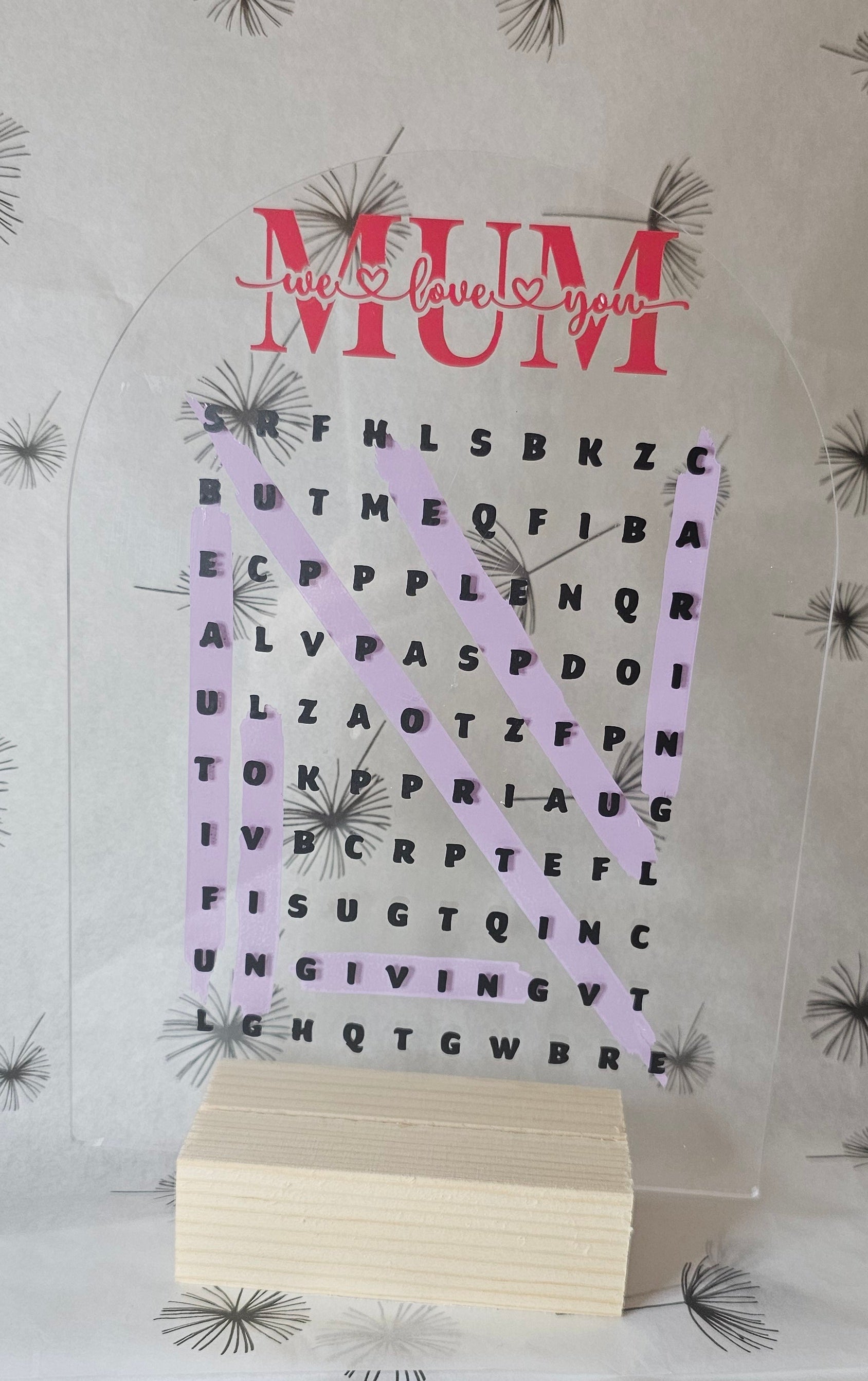 Mum crossword