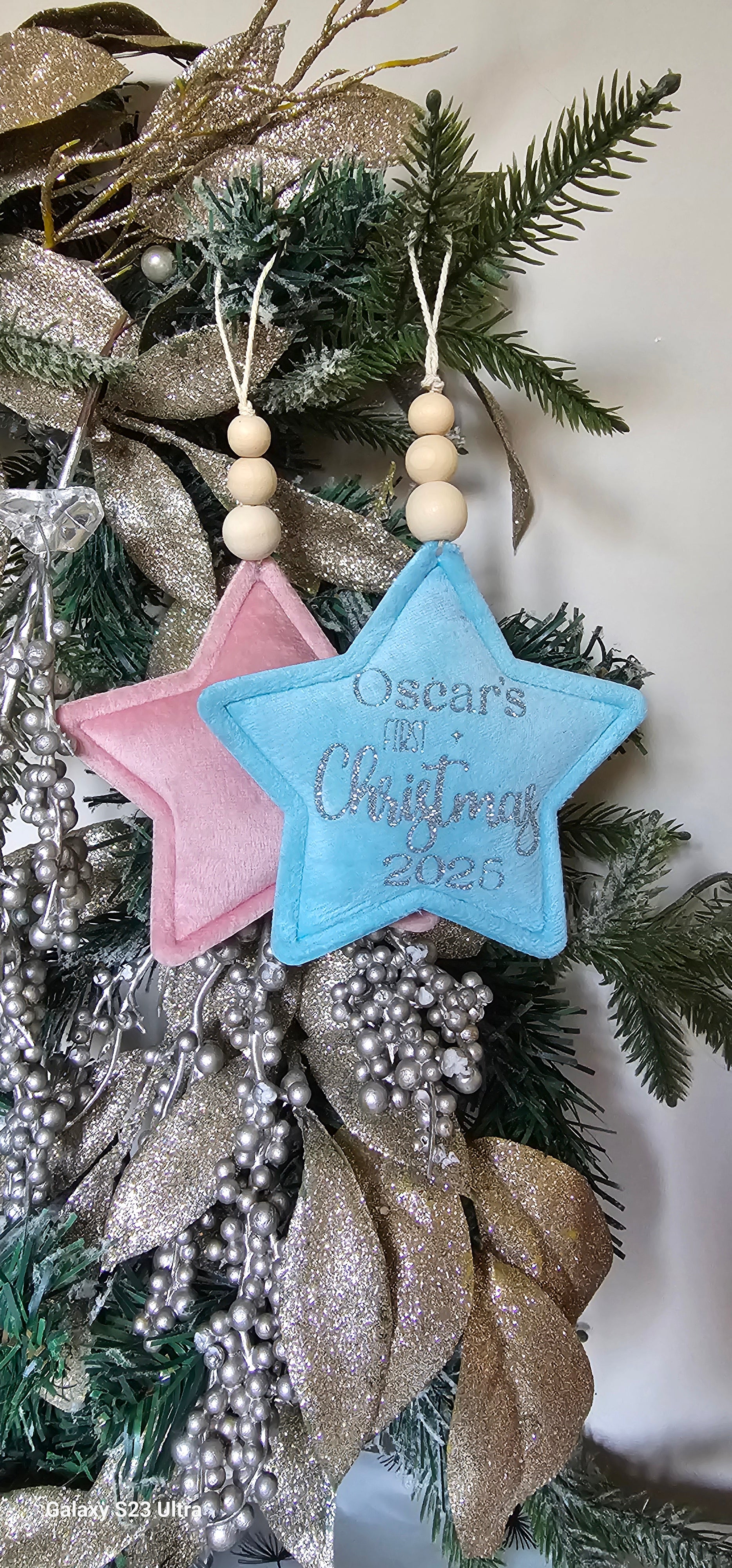 Baby's first christmas star