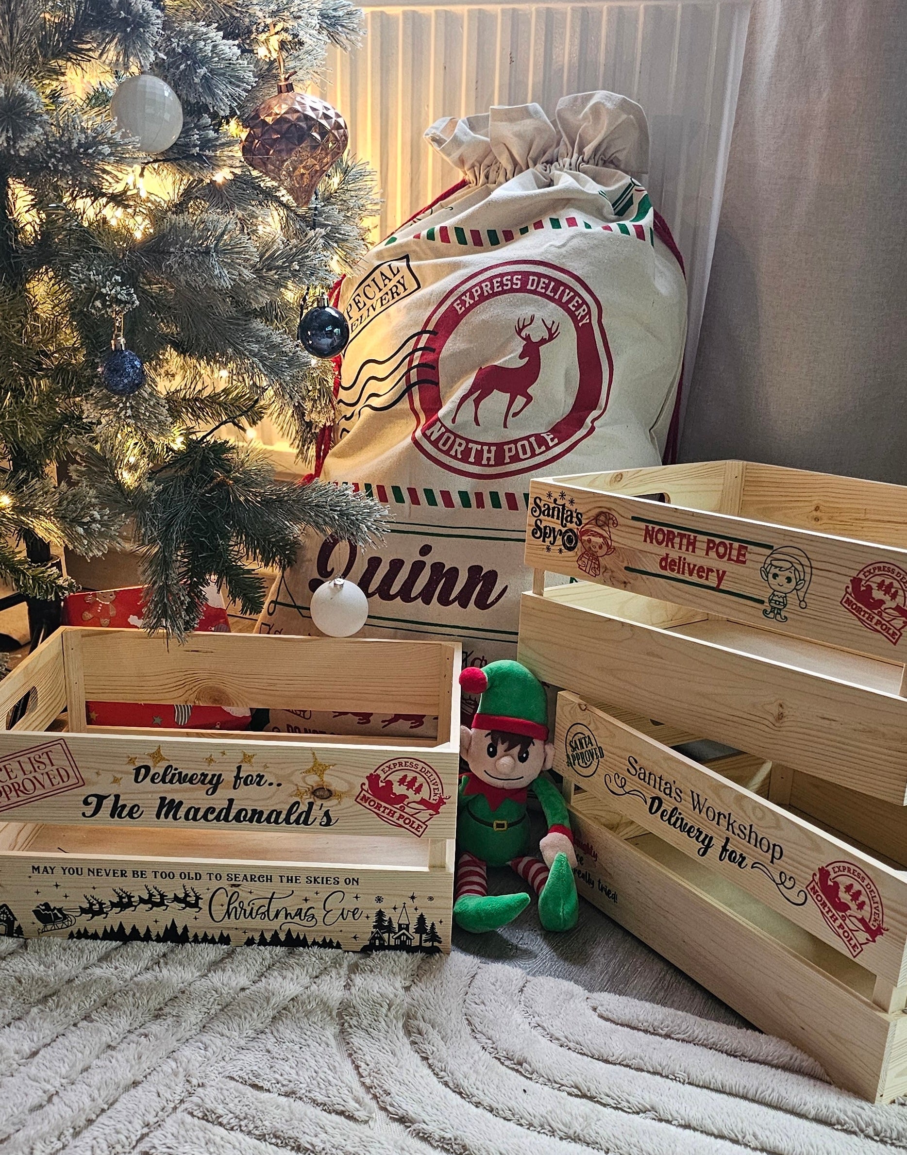 Personalised Christmas eve box