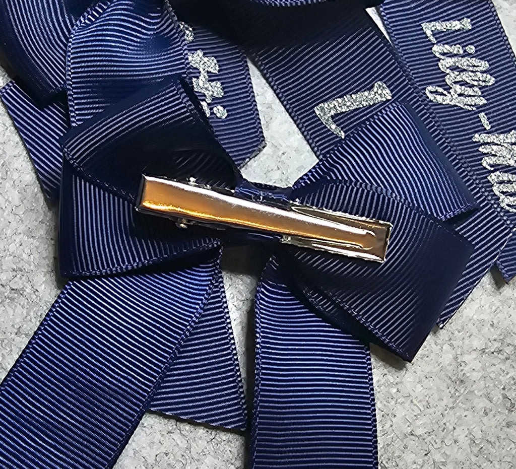 Personalised hair bow