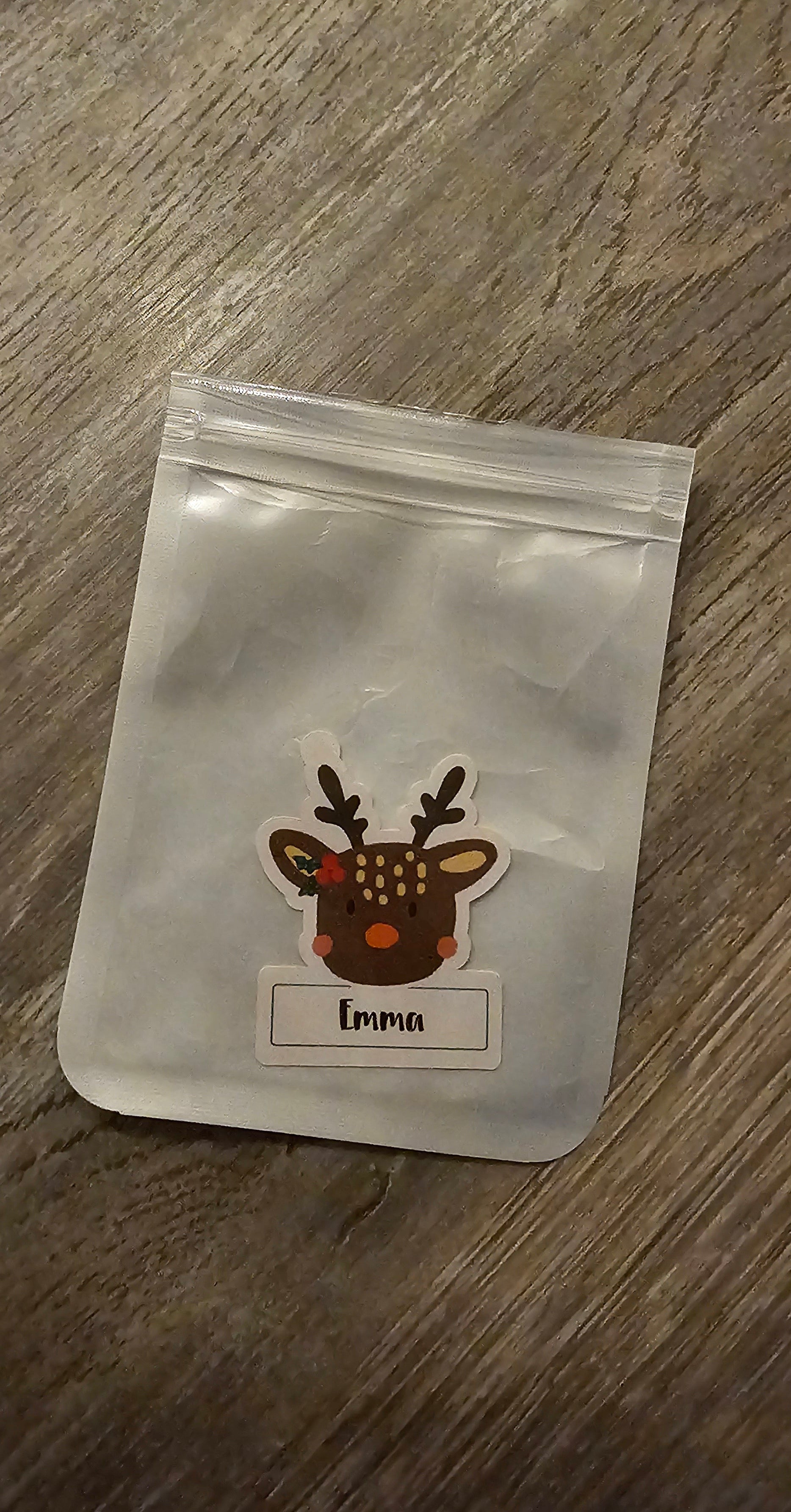 X18 Reindeer name stickers