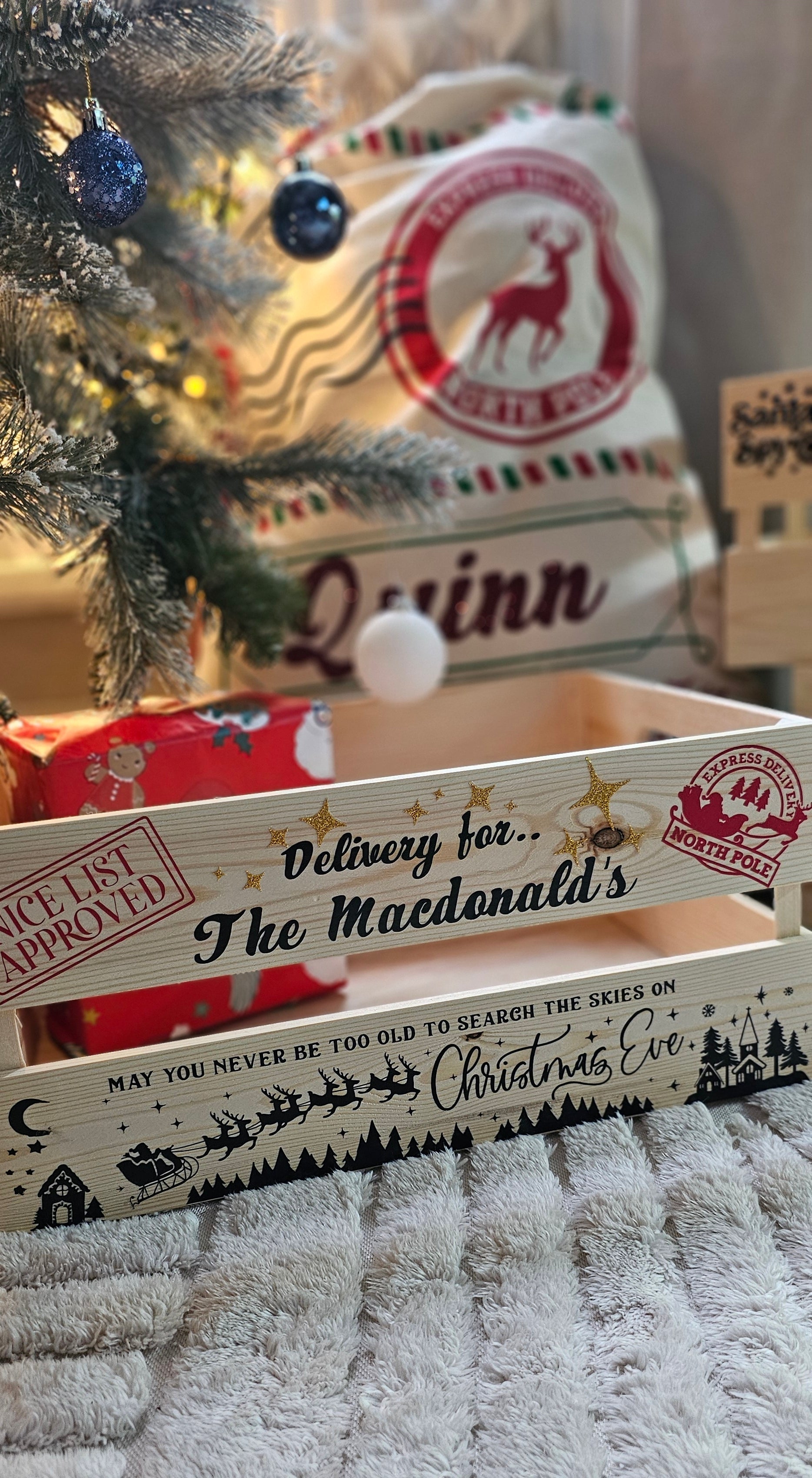Personalised Christmas eve box