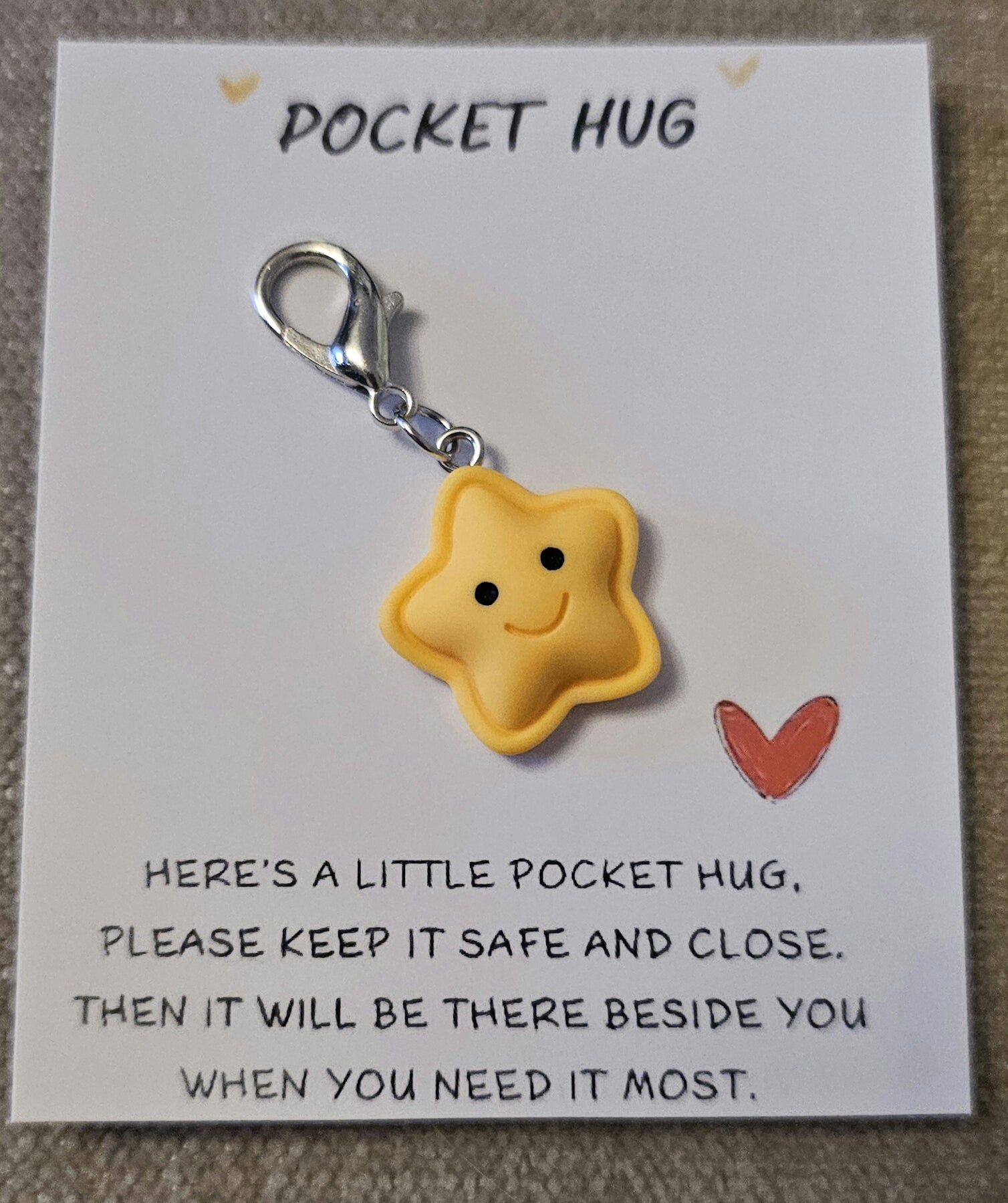 Pocket hug keyring