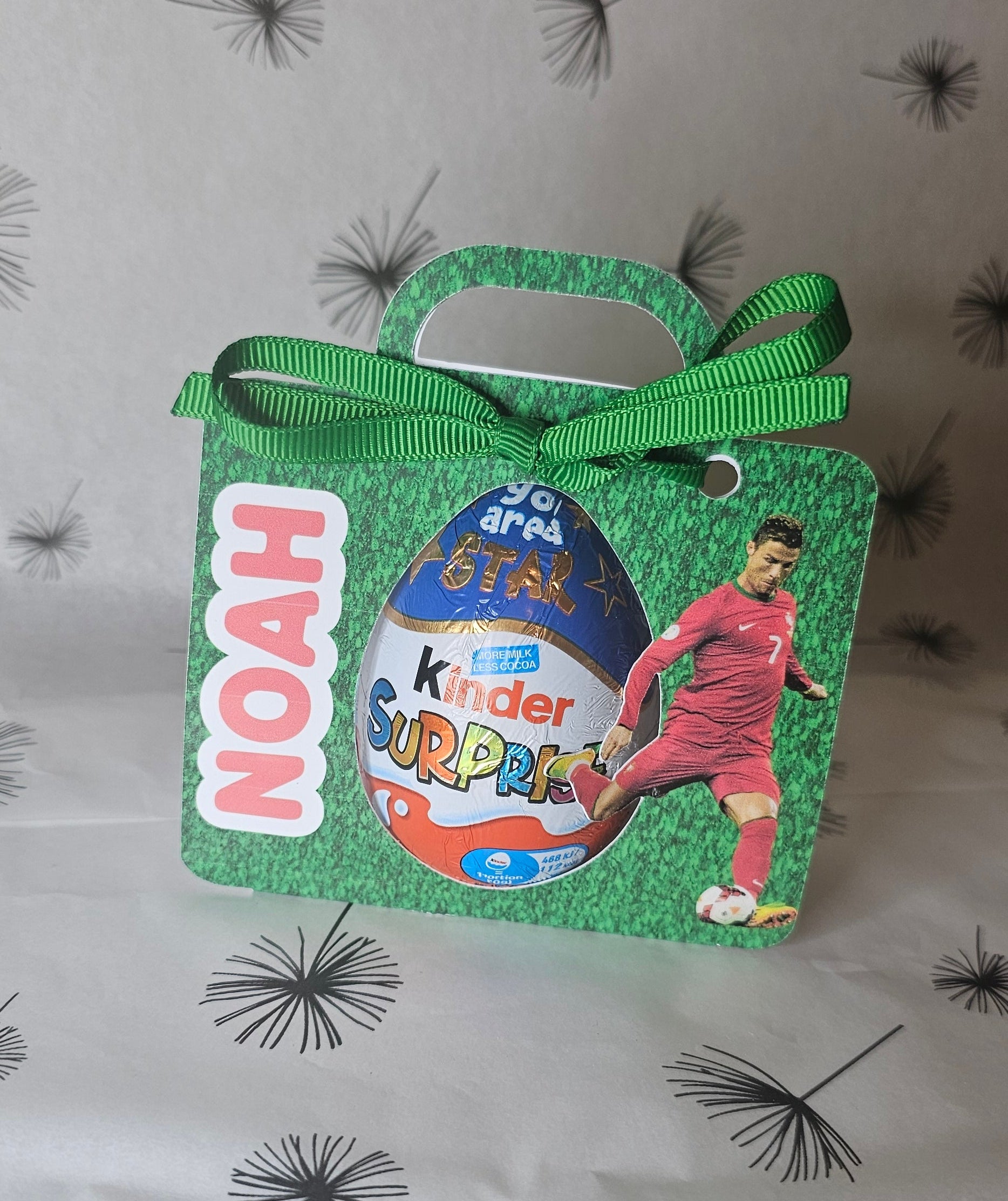 Footballer egg holder